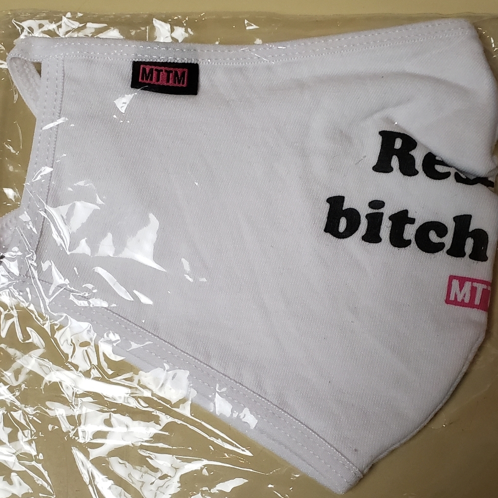 ⭐4/$20 Face mask, 100% cotton, Resting Bitc# Face